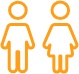 Man Woman Orange Icon