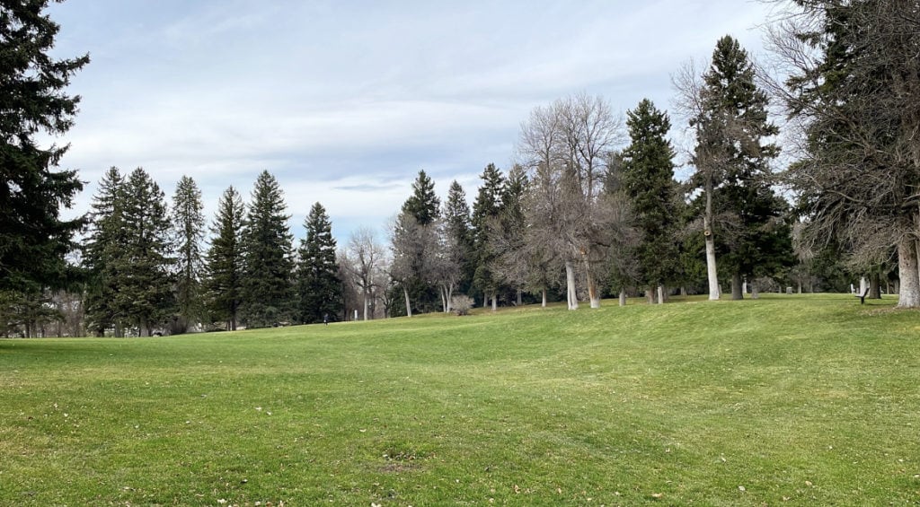 Lindley park abutting the subdivision