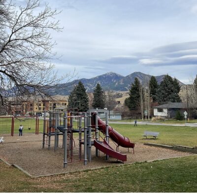 Lindley park abutting the subdivision