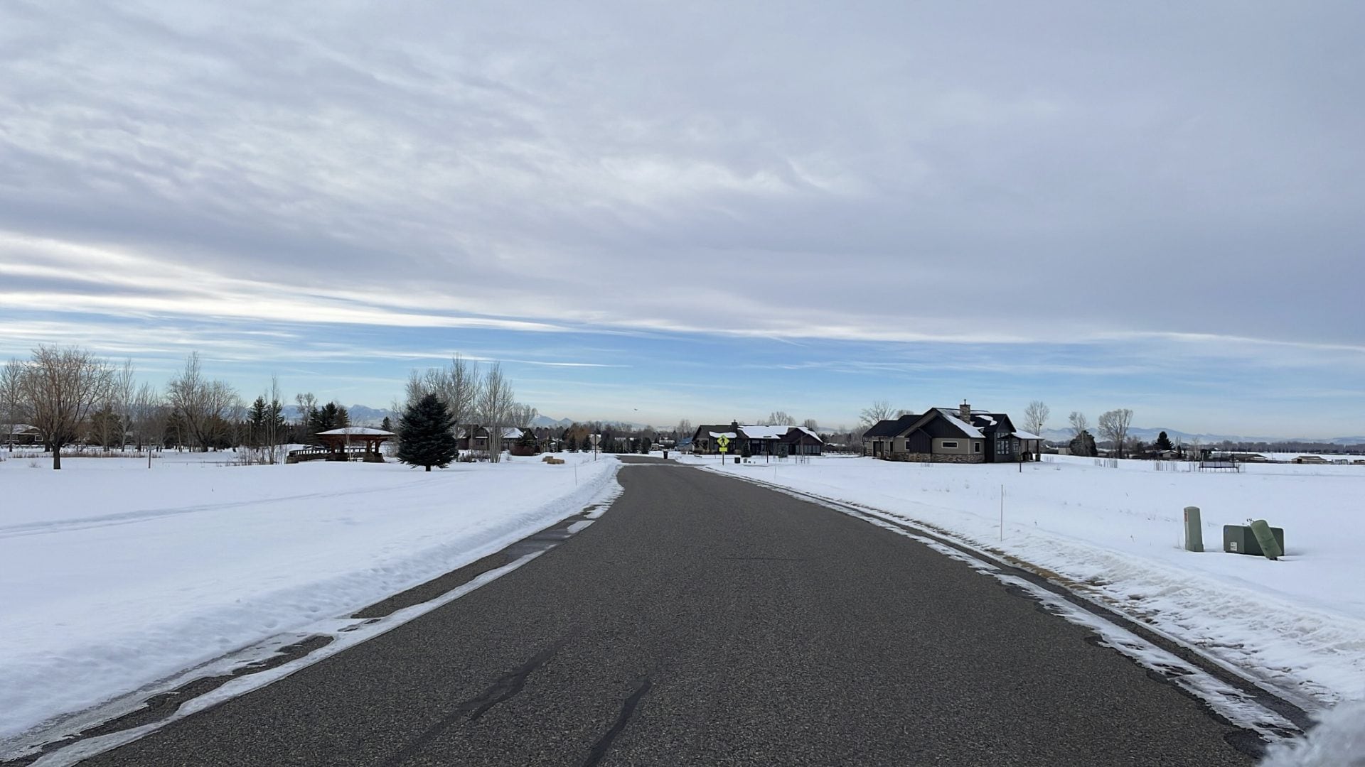 signage leading into the subdivision