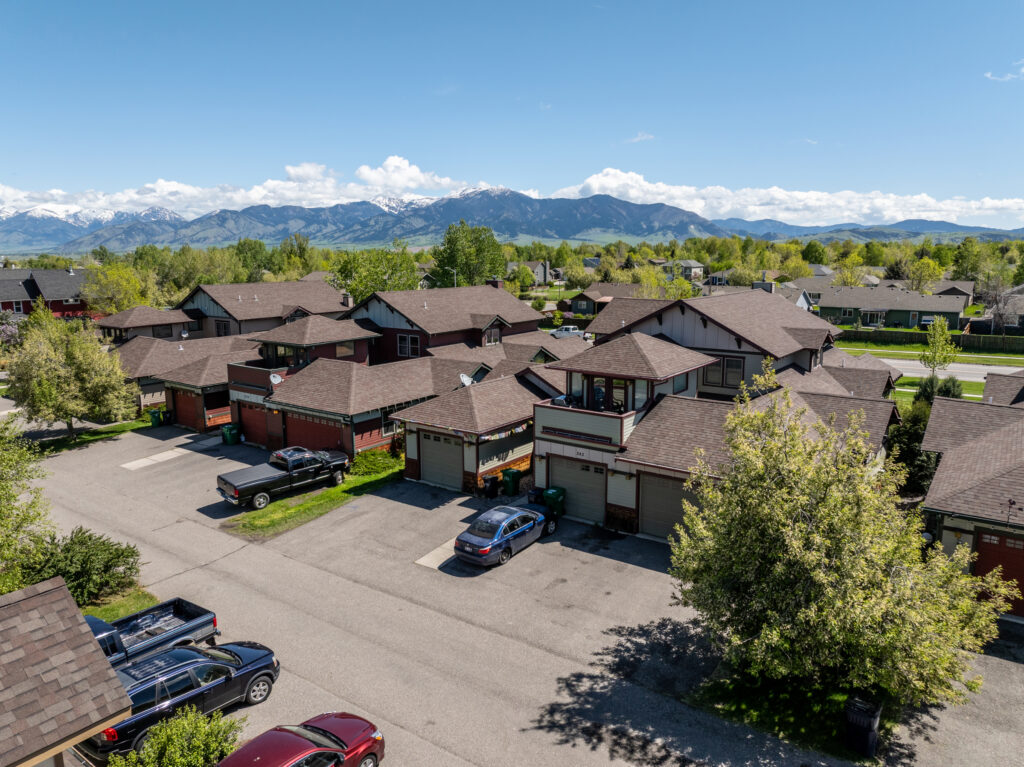 243 Ferguson, Unit 1, aerial of back of property