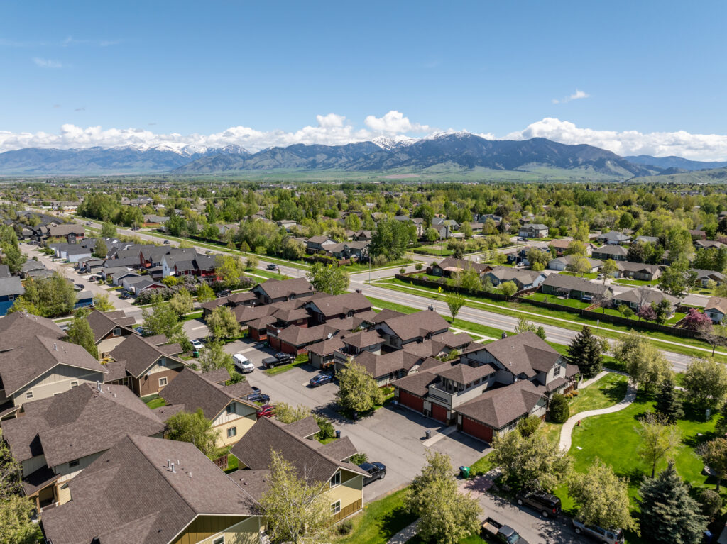 243 Ferguson, Unit 1, aerial with mountains