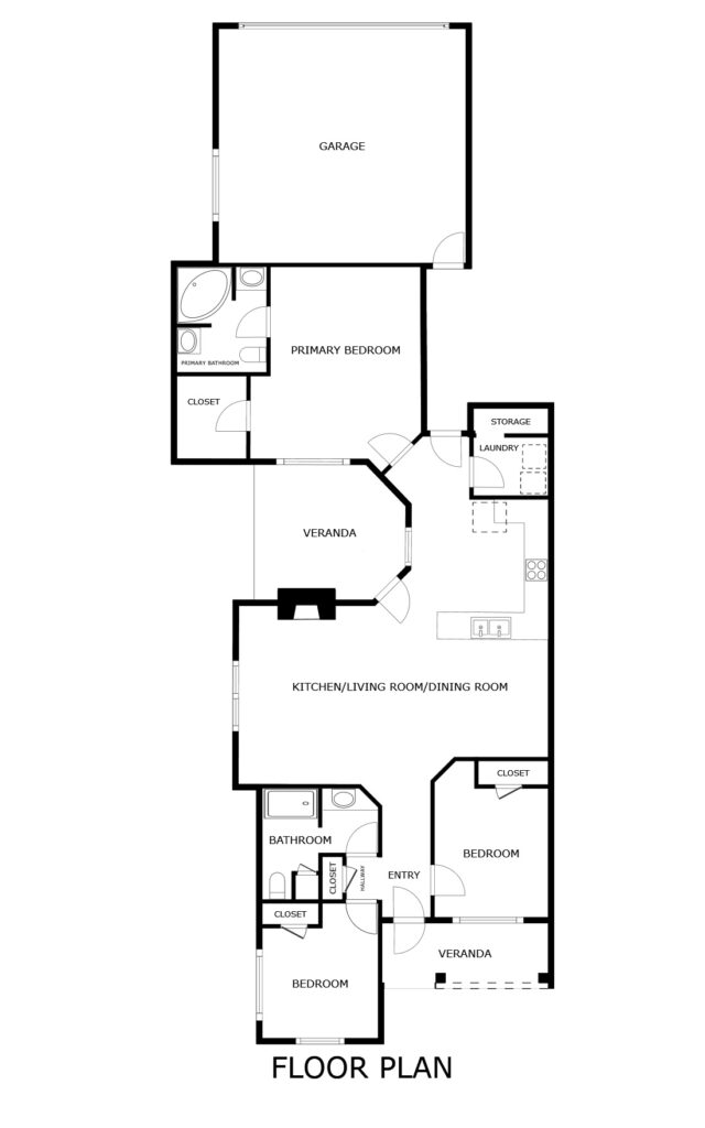 243 Ferguson, Unit A, Floorplan