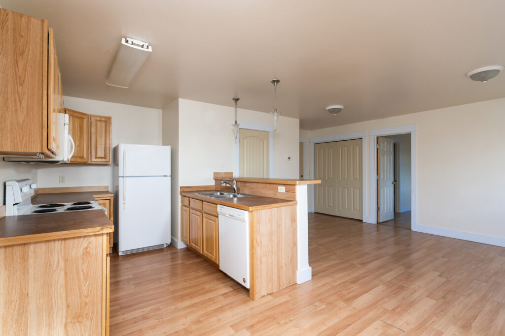 2115 Durston Rd, Unit 11, galley kitchen with dining bar