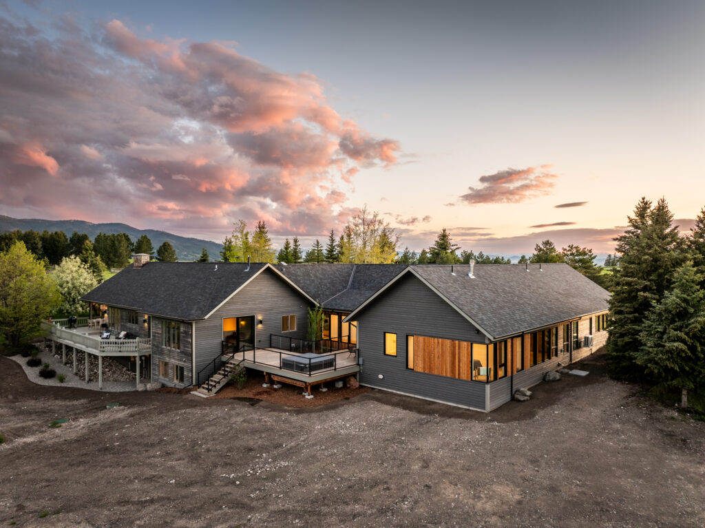 370 Star Ridge, 2nd Aerial shot of rear of property