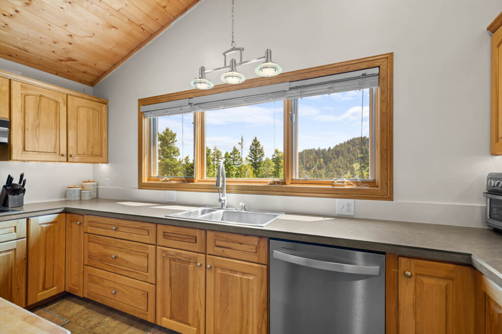 1099 Winchester, Kitchen window view