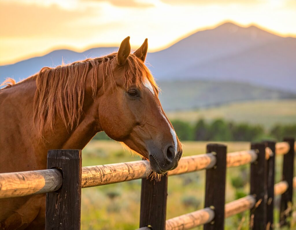 370 Star Ridge, horse with fence