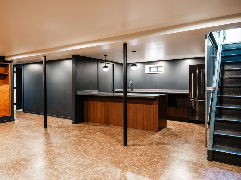 1206 N Cedarview, basement rec room