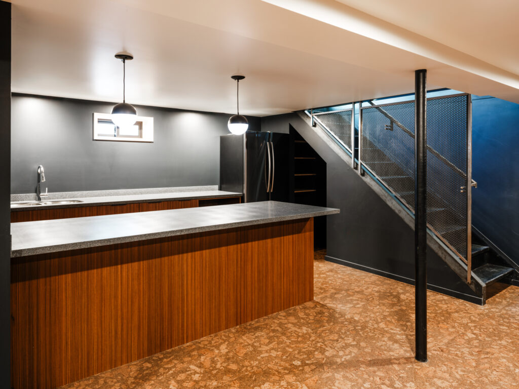 1206 N Cedarview, basement rec room