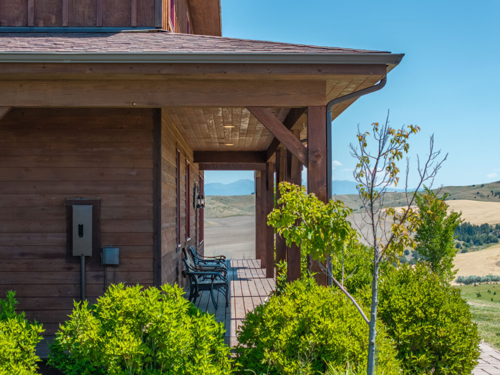 935 Bates, Landscaping and covered porch