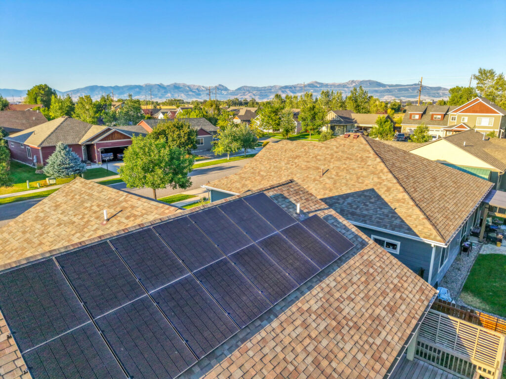 42 Indian Grove, solar panels on roof