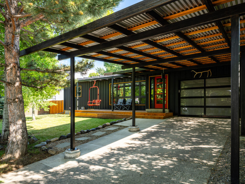 1206 N Cedarview, front of house and carport