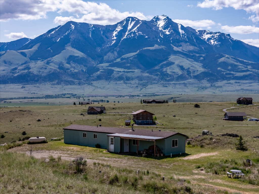 65 Arcturus, aerial view with mountains