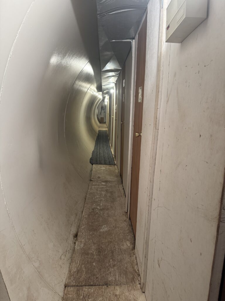 65 Arcturus, Bunker Dormitory hallway