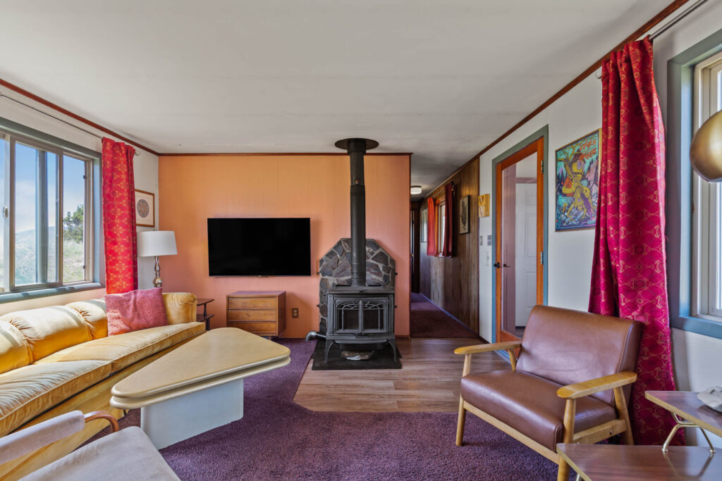65 Arcturus, living room fireplace