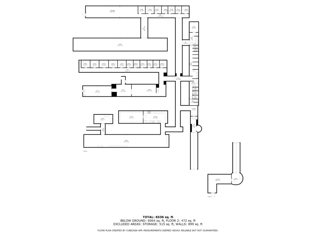 65 Arcturus, Bunker floorplan