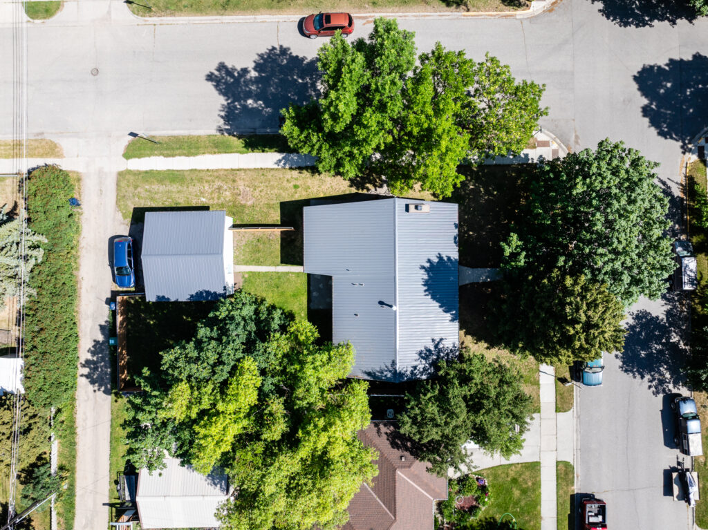701 S 14th, aerial of roof
