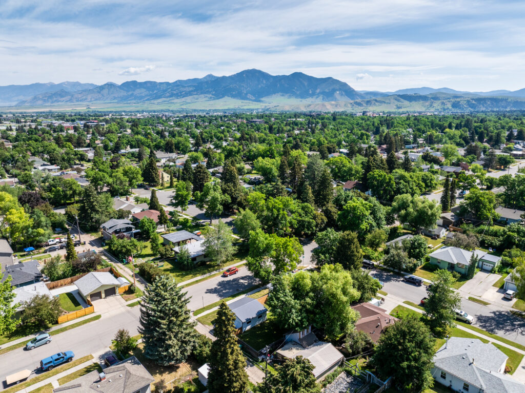 701 S 14th, aerial Bridgers