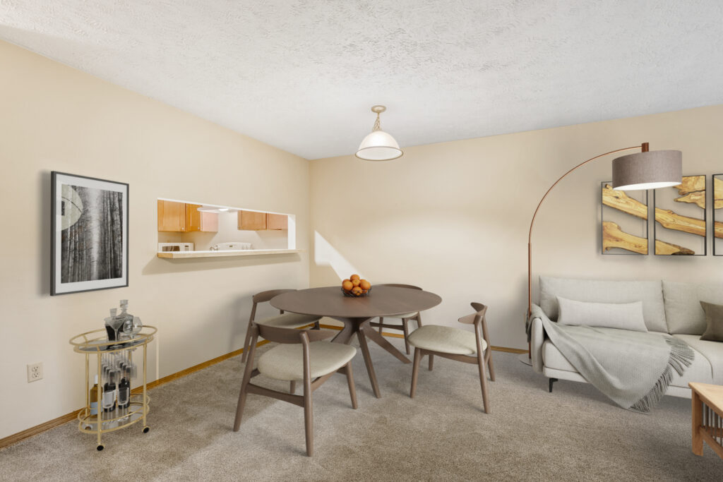 719 S Church #10, virtually staged dining room