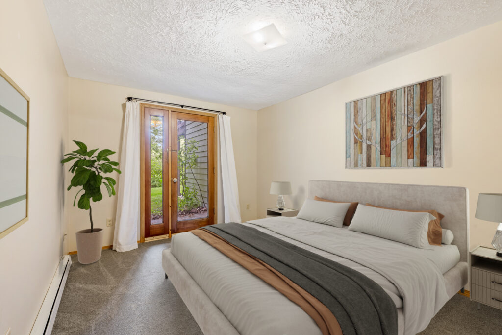 719 S Church #10, staged primary bedroom