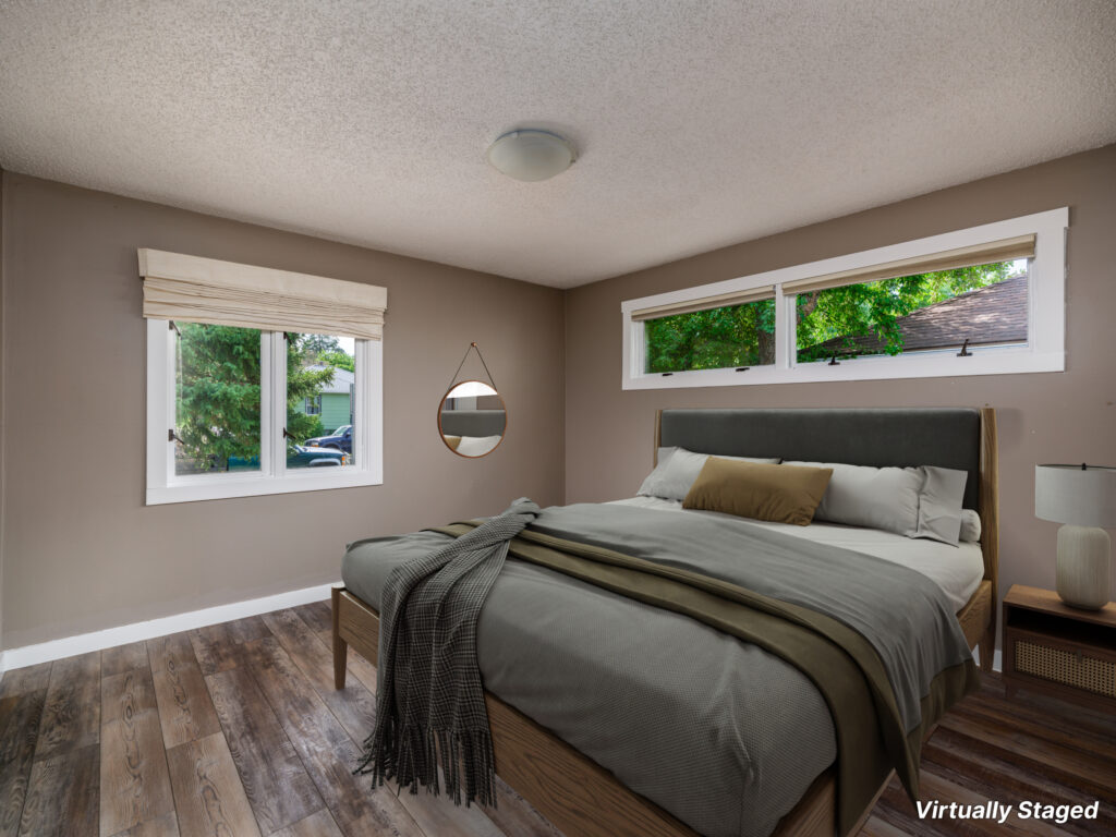 701 S 14th, staged main bedroom