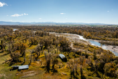 Lot 15 GRF, Belgrade, Gallatin River aerial