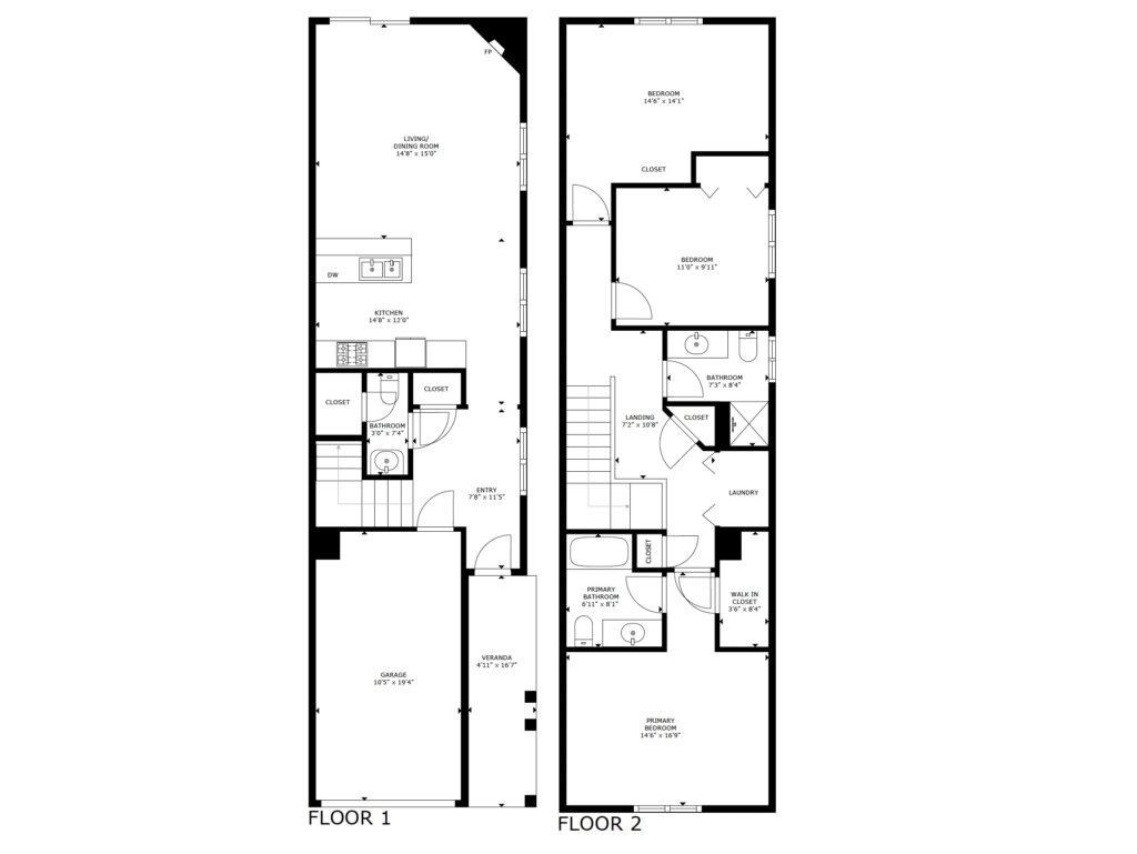 935 Forestglen Unit D - floorplan