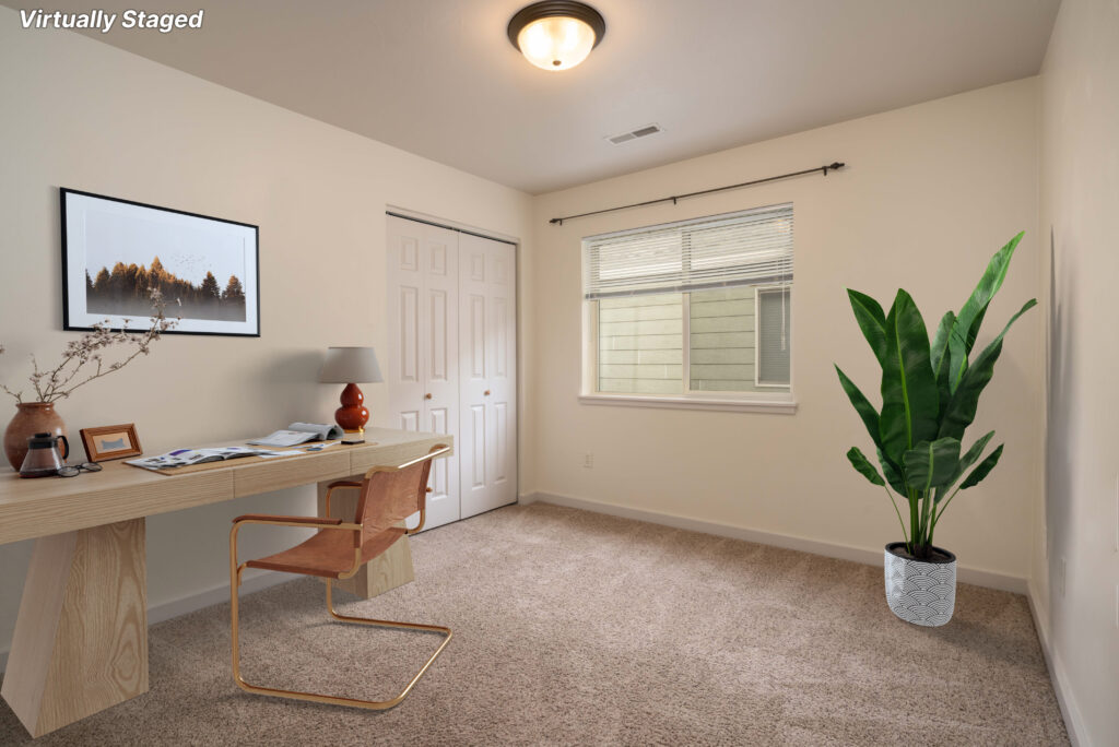 935 Forestglen Dr, Unit D - bedroom 1, staging