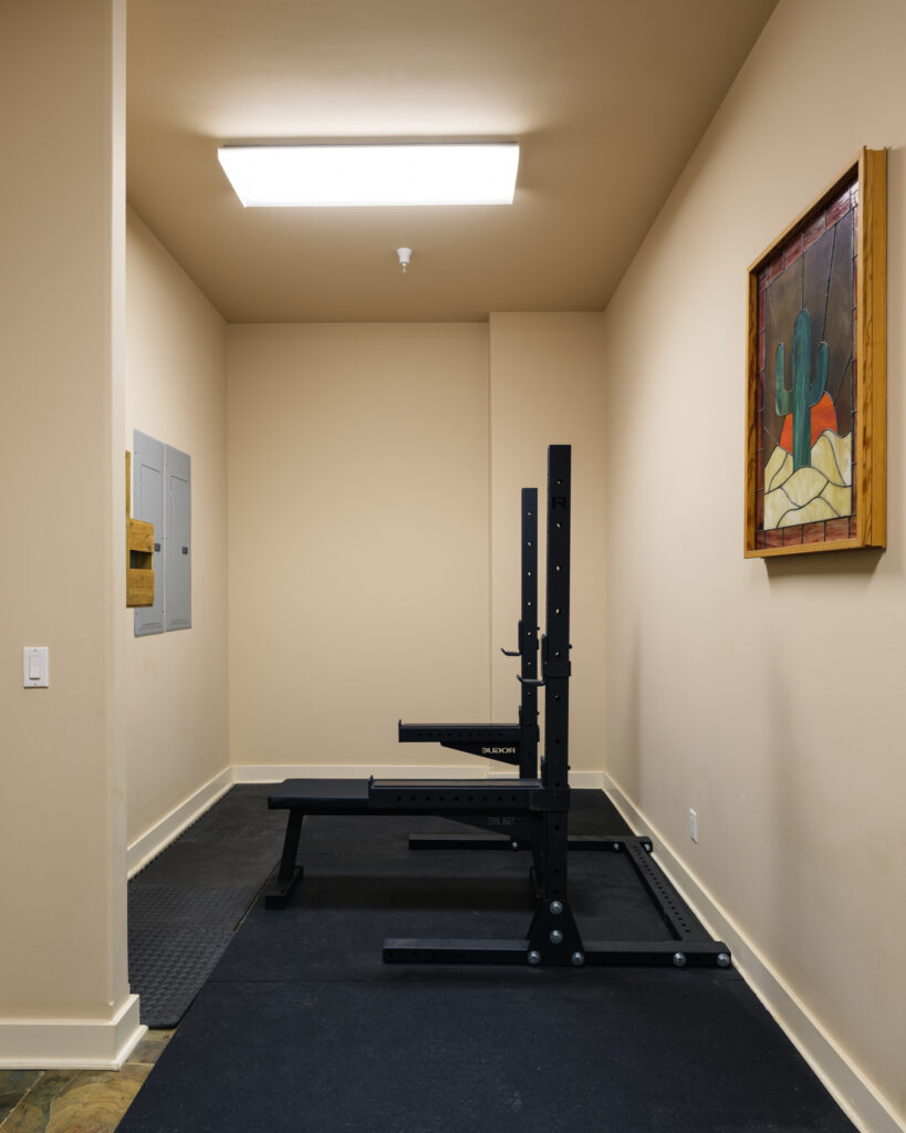 1055 Skywood Rd, gym close up