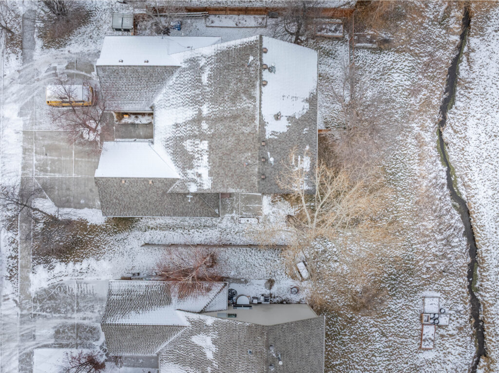 42 N 25th Ave - aerial directly above