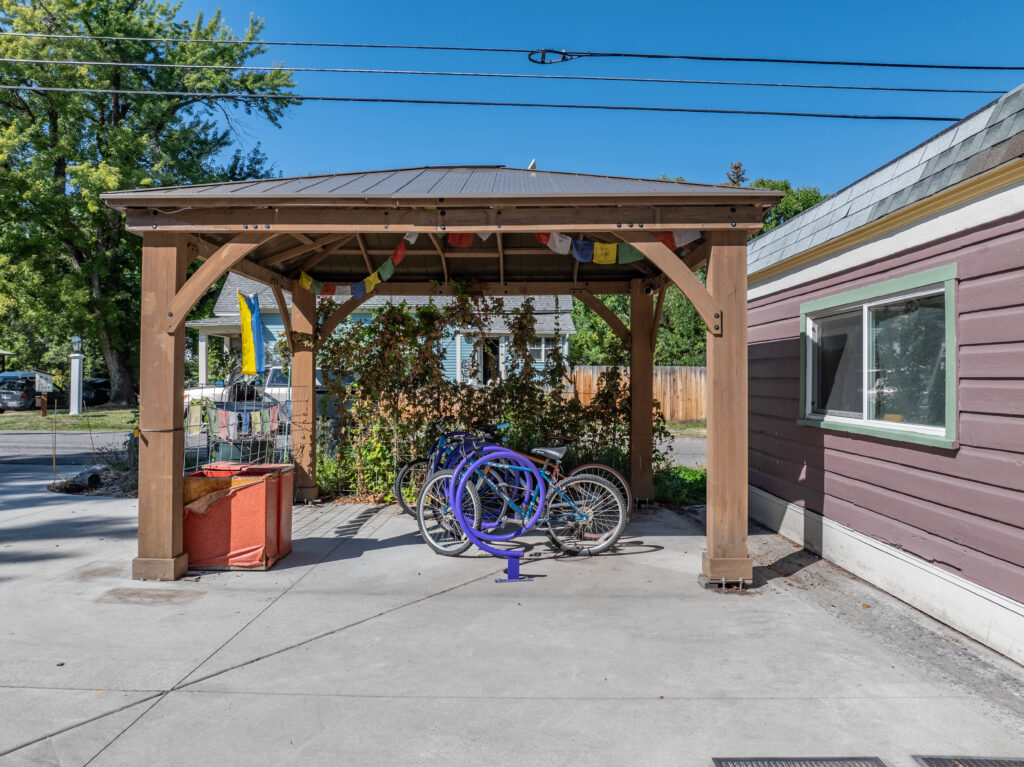 301 W Story - gazebo and bike storage