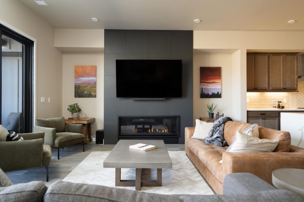 211 Bridger Vale - fireplace