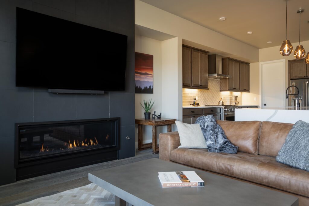 211 Bridger Vale - fireplace close up