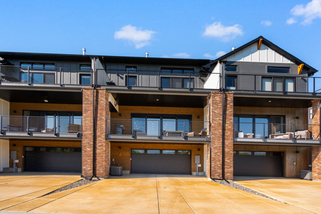 211 Bridger Vale - back of property garage