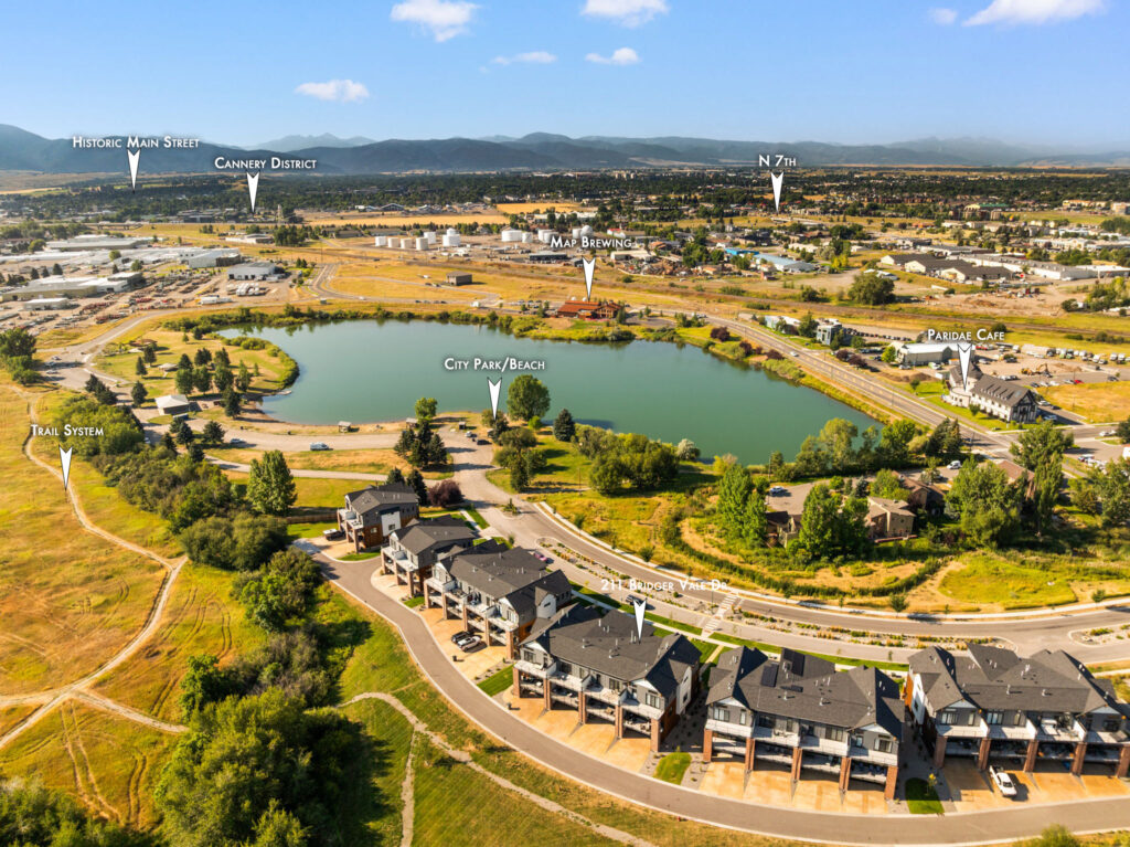 211 Bridger Vale - aerial arrows