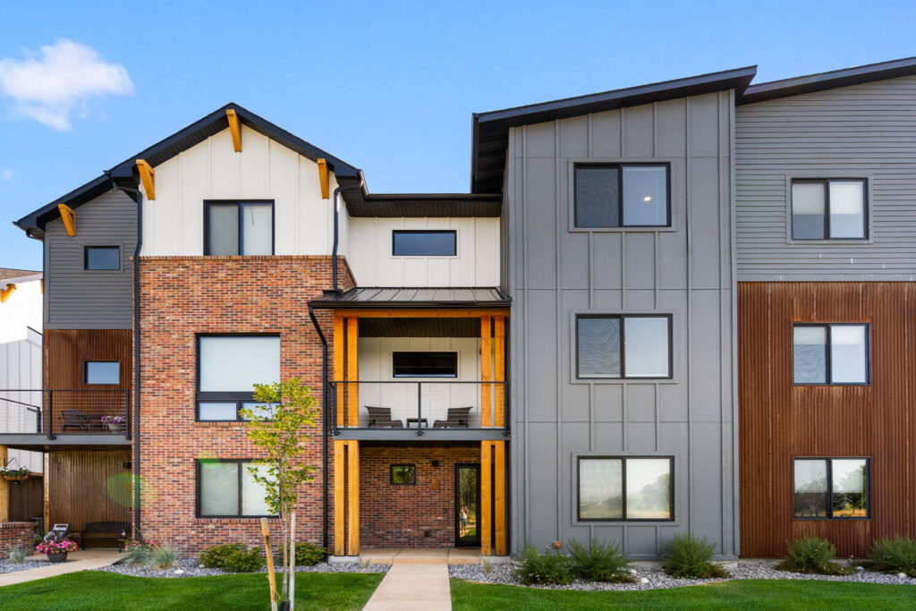 211 Bridger Vale - front of property with lawn